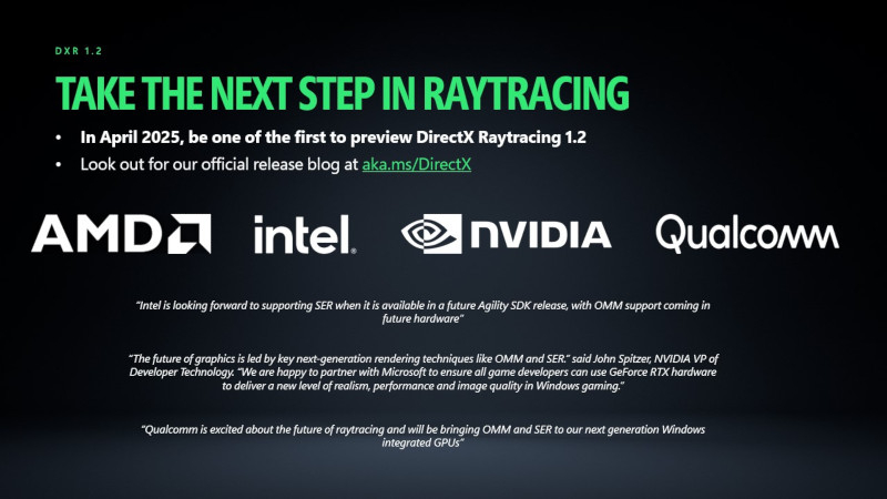 Microsoft представила DirectX Raytracing 1.2 с «революционным ростом производительности»