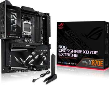 Asus выпустит флагманскую плату ROG Crosshair X870E Extreme для разгона Ryzen 9000