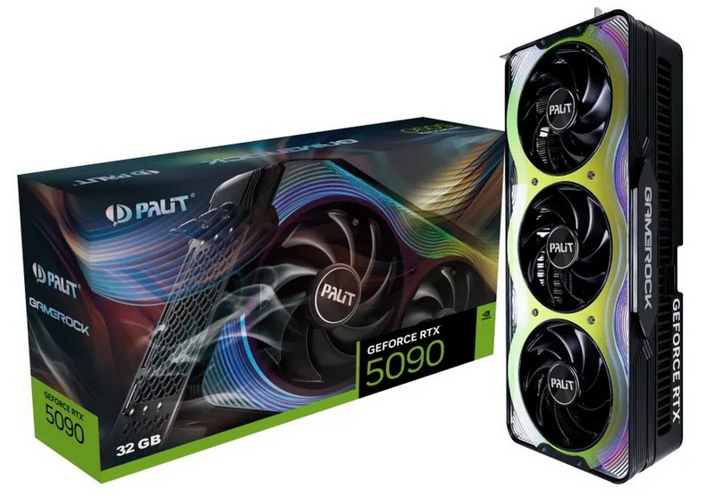 Видеокарты GeForce RTX 5090 теперь продаются в России по цене от 350 тыс. рублей с гарантией